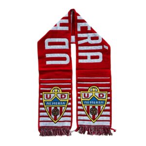 Bufanda UD Almería Franjas Escudo
