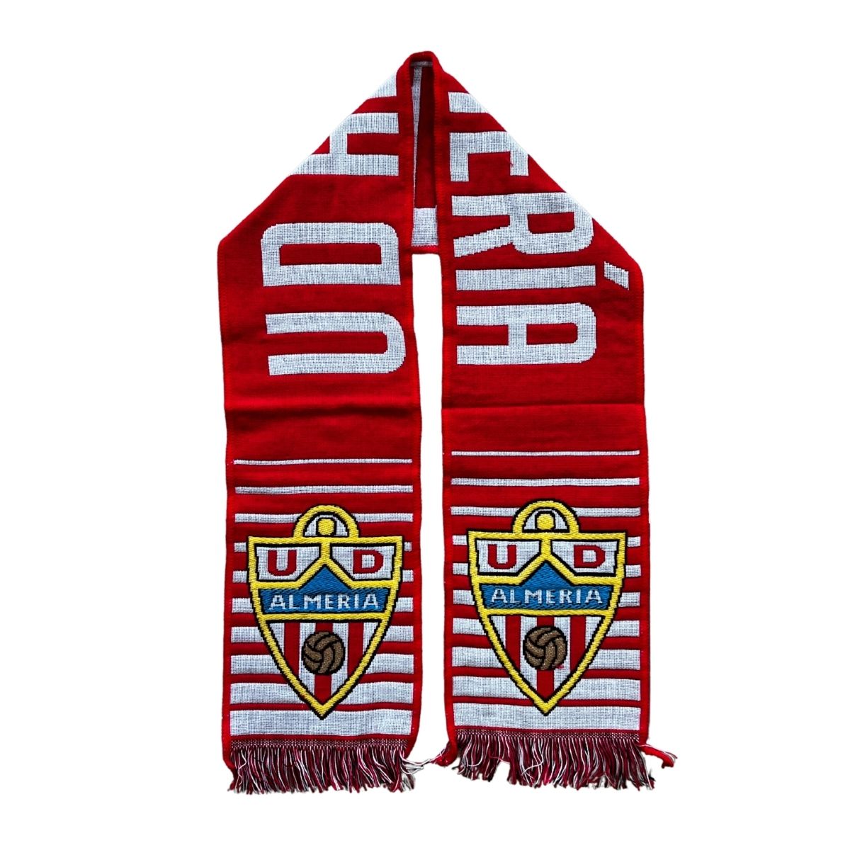 Bufanda UD Almería Franjas Escudo
