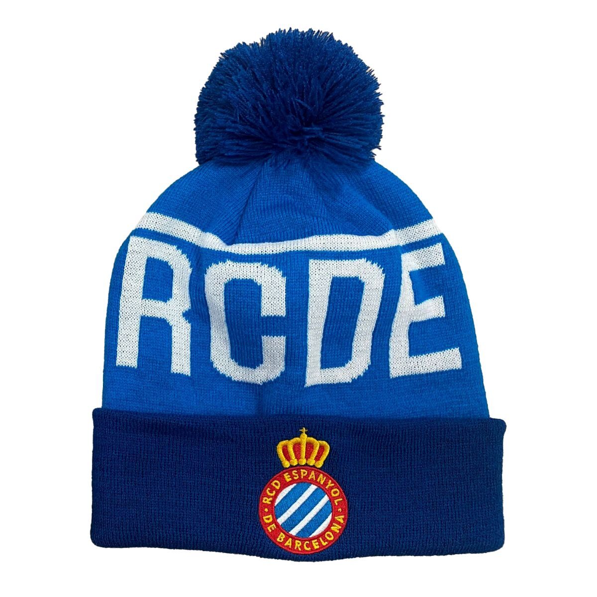 R.C.D. Espanyol gorro borla