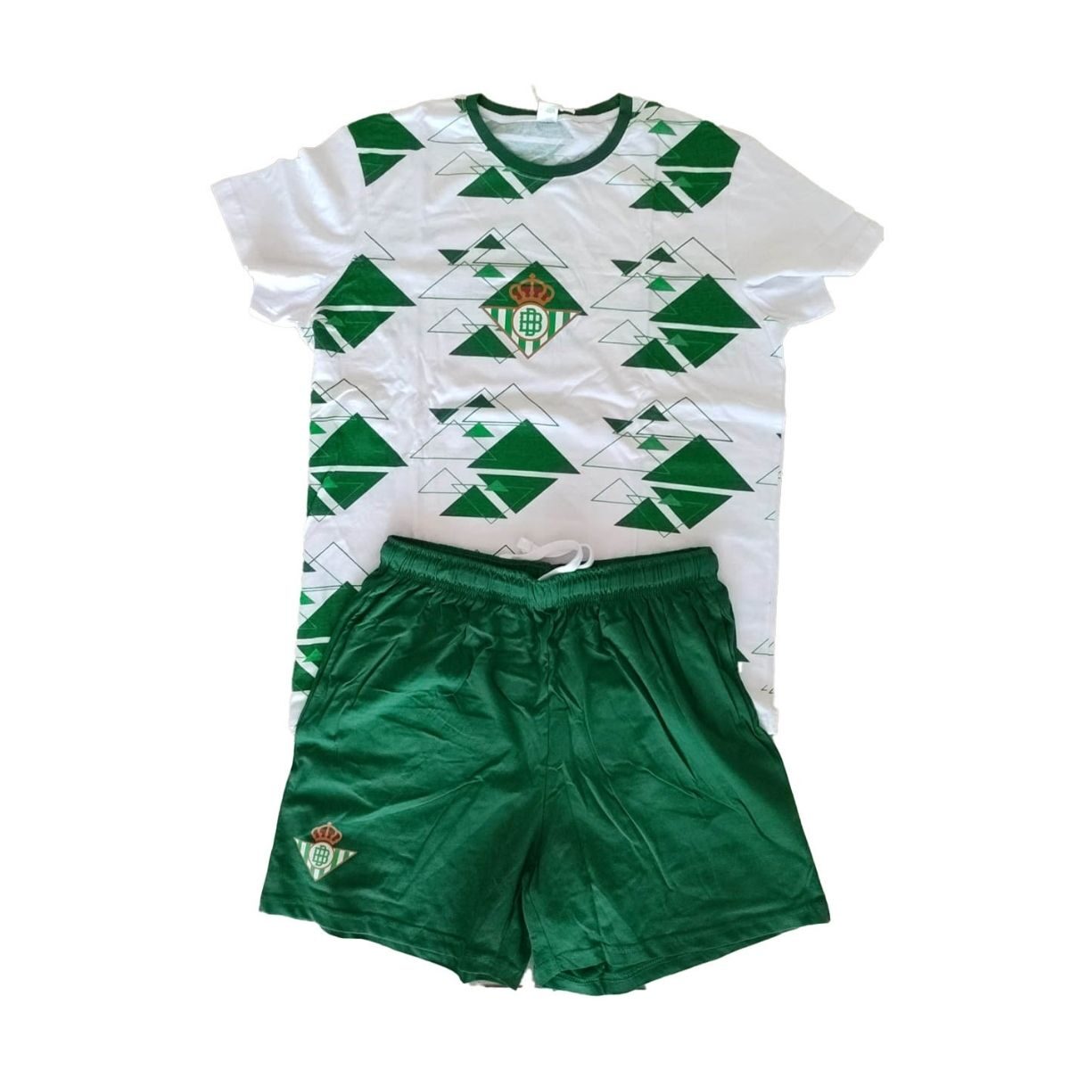 Real Betis pijama verano blanco
