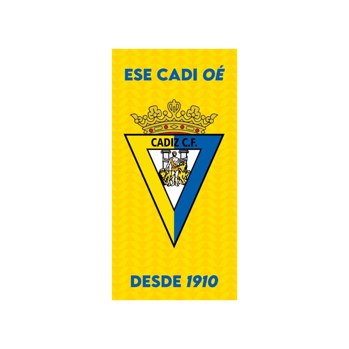 CÁDIZ C.F. TOALLA AMARILLA